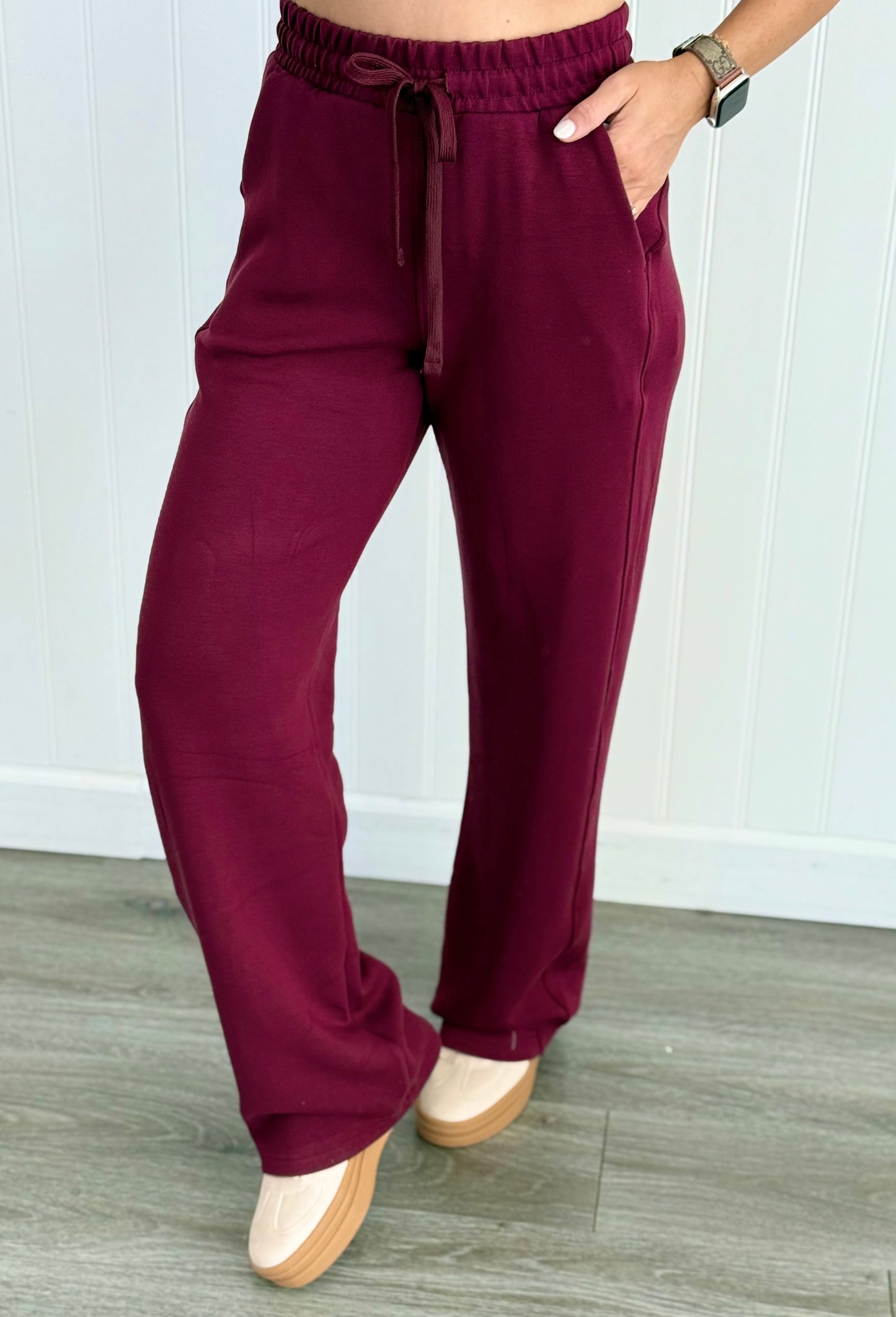 Modal Pocket Straight Pants (Reg. and Plus) - 5 Colors