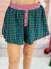 Christmas Tartan Plaid Flannel Boxer Shorts (Reg.) - 2 Colors