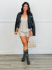 Champagne Sequined Shorts (Reg.)