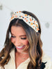 Bats & Pumpkins Ivory Headband