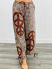 Taupe Peaceful Leopard Print Pants (Reg & Plus)