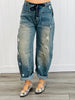 Dark Denim Pull-On Style Pants (Reg.)