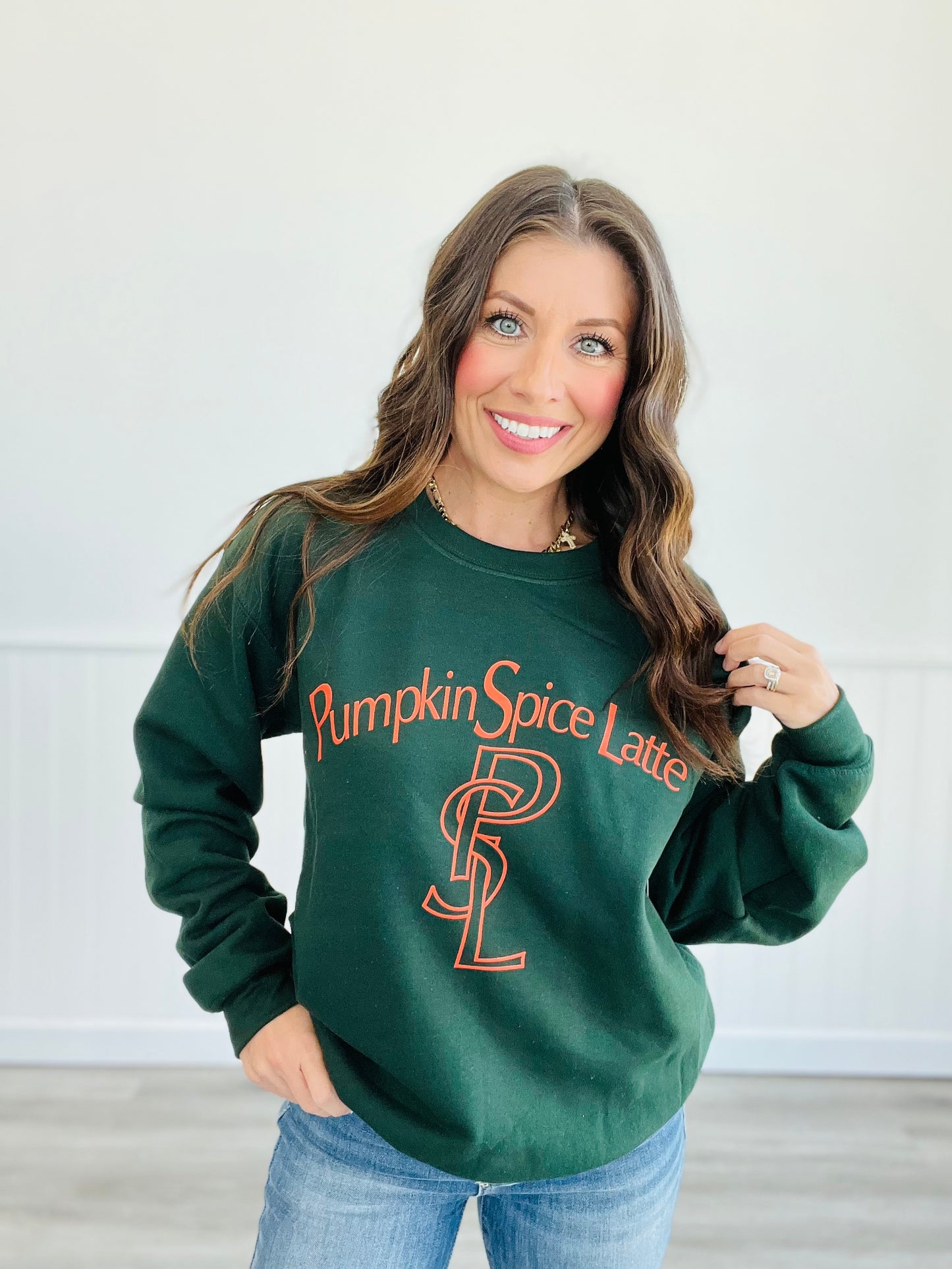 Pumpkin Spice Latte Sweatshirt (Reg. & Plus)