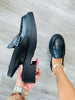 Black Be The Change Slingback Loafers