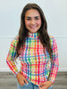 Get Noticed Peekaboo Mesh Top (Reg. and Plus)