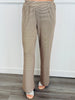 Brown Striped Wide Leg Pants (Reg.)
