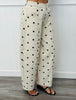 Cream/Black Polka Dot Wide Leg Pants (Reg.)