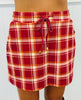 Amber Plaid Skort (Reg. and Plus)