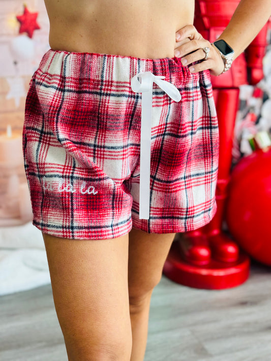 Fa La La Flannel Shorts (Reg.)