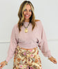 Baby Pink Cashmere Pullover Sweater Top (Reg.)
