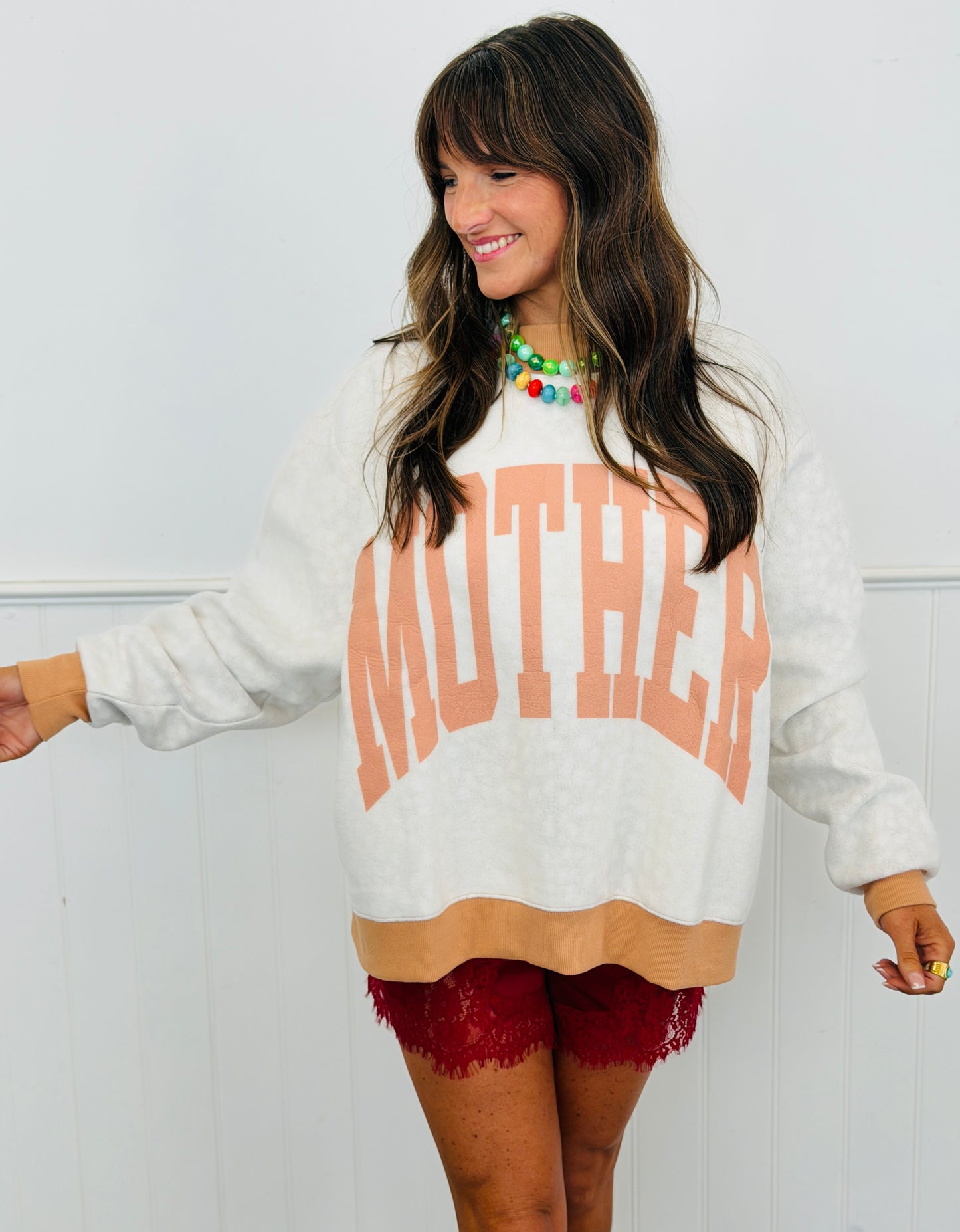 Fawn Mother 2-Sided Mock Sweatshirt (Reg.)