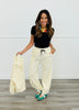 Cozy Micro Polka Dot Jogger Pants (Reg.) - 2 Colors