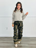 Green Camo Flap & Zip Cargo Pocket Pants (Reg)