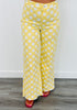Yellow Polka Dot Denim Pants  (Reg.)