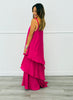 V-Neck Sleeveless Tiered Maxi Dress (Reg. and Plus) - 6 Colors