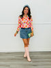 Pop Of Personality Mesh Long Sleeve Top (Reg. and Plus)