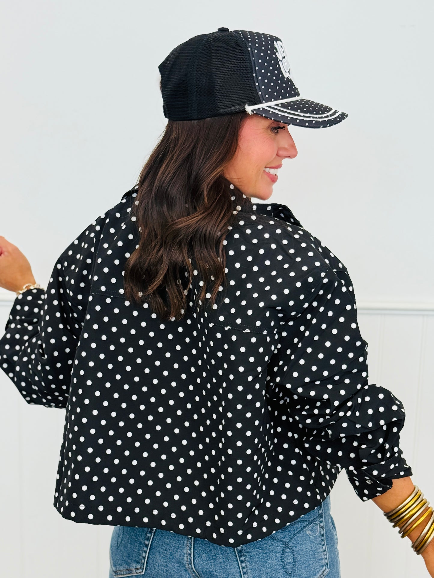 Black Polka Dot Jacket (Reg.)