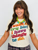 Things To Do Boxy Tee (Reg. and Plus)