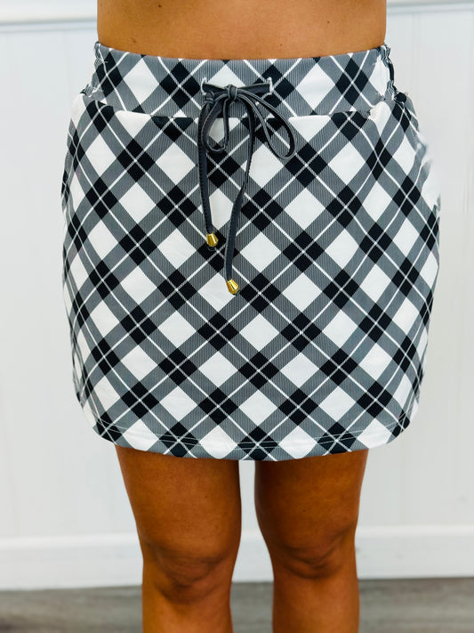 Midnight Plaid Skort (Reg. and Plus)