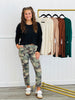 Curved Hem Long Sleeve Top (Reg.)-5 Colors