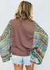 Floral Grow In Grace Kaftan Top (Reg.) - 2 Colors