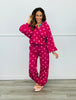 Polka Dot Collared Sweatshirt (Reg.) - 4 Colors