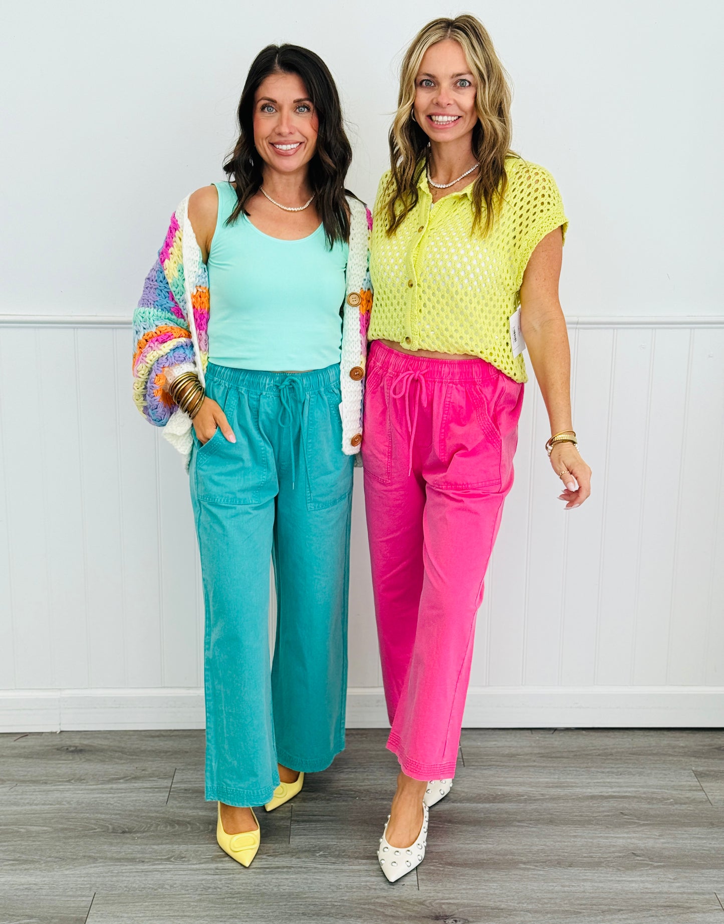 Open-knit Short-sleeve Cardigan (Reg. and Plus) - 3 Colors