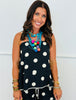 Polka Dot Strappy Cami Top (Reg.) - 2 Colors