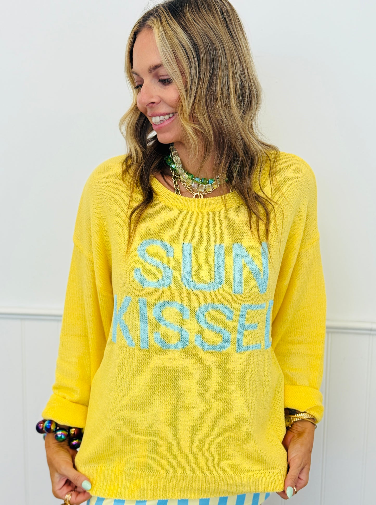 Sun Kissed Lightweight Sweater (Reg. and Plus)