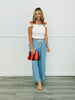 White Gold Starfish Off Shoulder Blouse (Reg.)