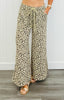 Mineral Washed Cheetah Print Pants (Reg)-2 Colors
