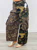 Mixed Leopard & Camo Cargo Pants (Reg)