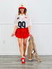 Floral Lace Tiered Mini Skirt (Reg.)-2 Colors