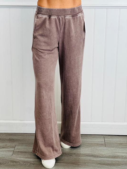 Mocha French Terry Pants (Reg.)