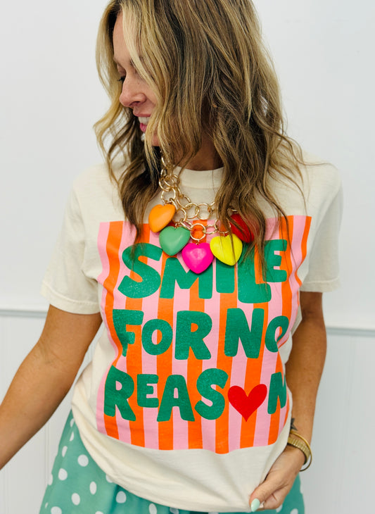 Smile For No Reason Tee (Reg. and Plus)