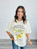 Lemoncello Rhinestone Graphic Tee (One Size)-2 Colors