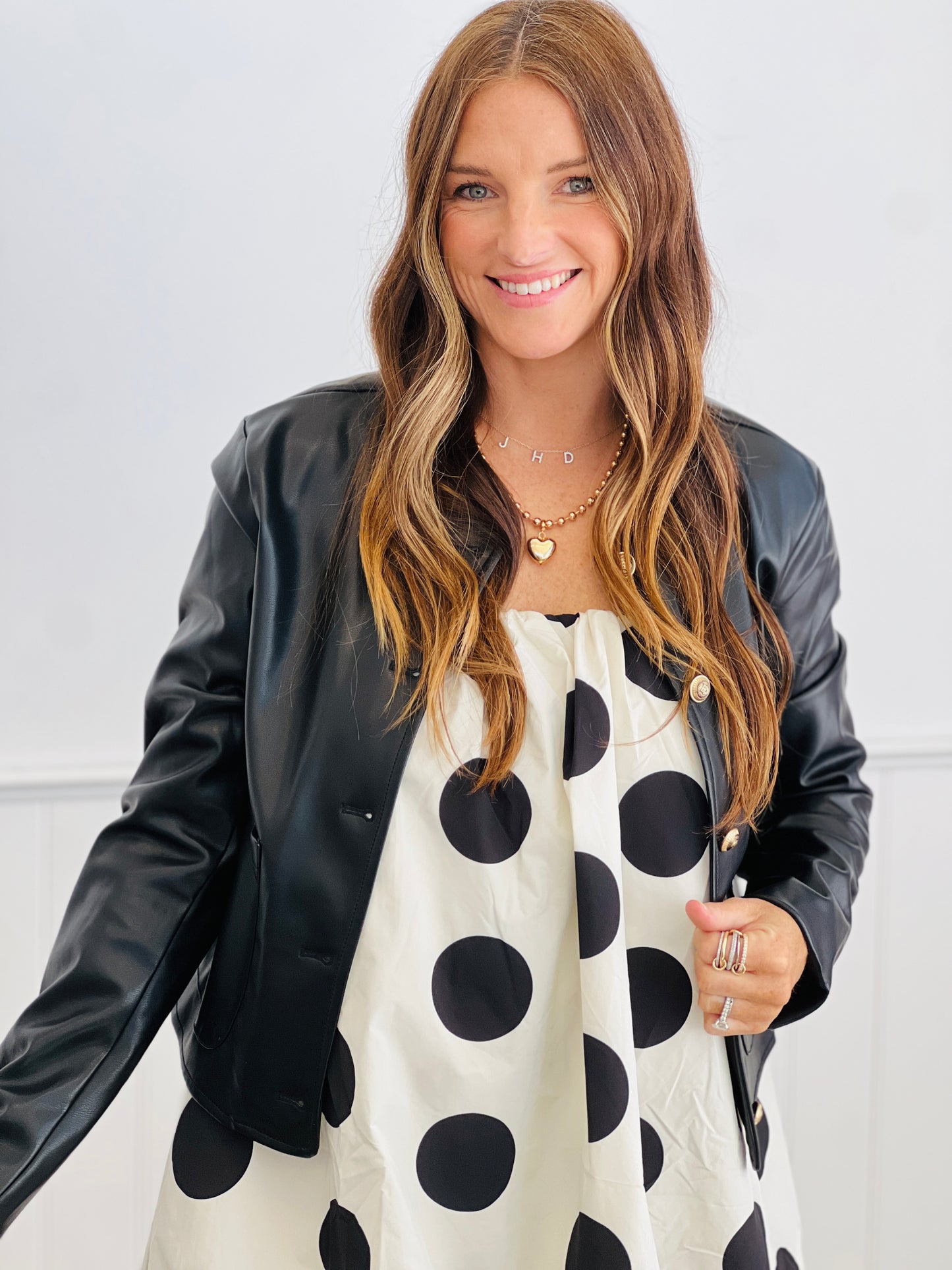 Retro Chic Polka Dot Mini Dress (Reg.)