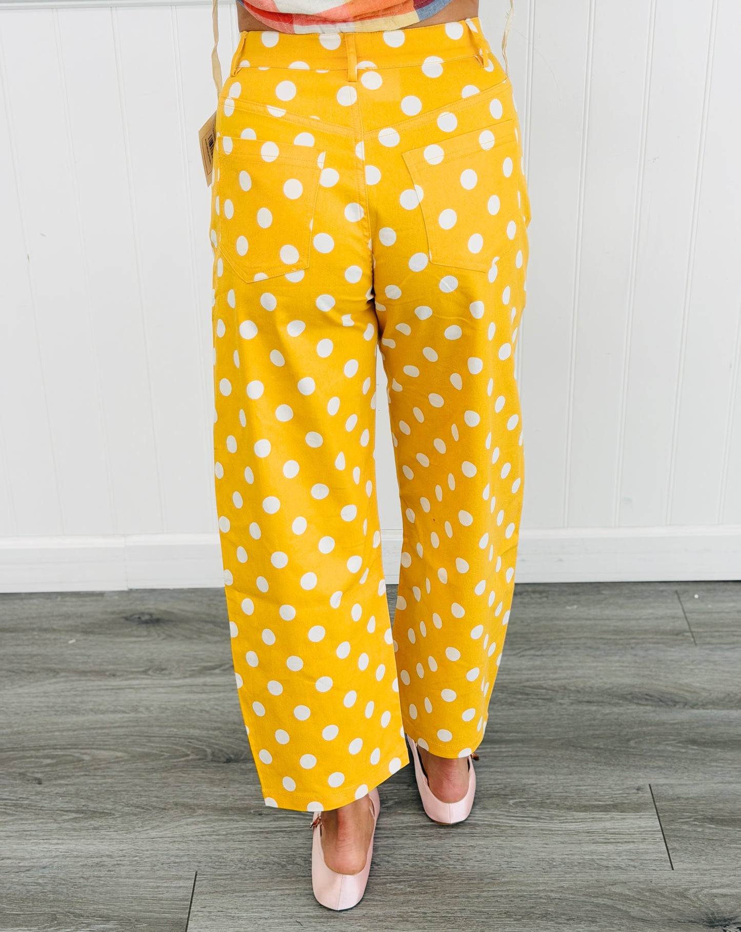 Polka Dot Ankle Pants (Reg & Plus) - 4 Colors
