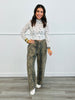 Bold Animal Print Twill Pants (Reg & Plus)