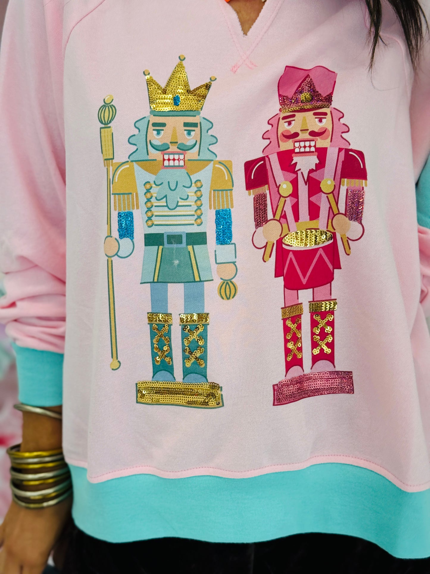 Nutcracker Vibes French Terry Pullover (Reg. and Plus)