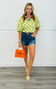 Polka Dot Batwing Sleeve Sweatshirt (Reg.) - 3 Colors