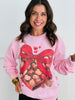 Box of Chocolate Rhinestone Sweatshirt (Reg. and Plus)