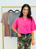 Solid Stud Detail Top (Reg.) - 3 Colors
