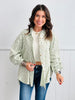 Floral Gauze Button Down Shirt (Reg. and Plus) - 2 Colors