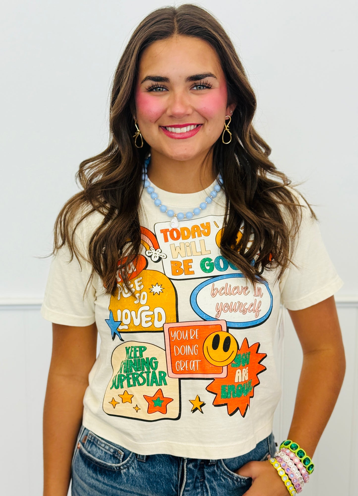 Stay Inspired Boxy Tee (Reg. and Plus)