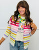 Soft Pastel Striped Cardigan (Reg)-2 Colors