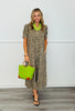 Into The Wild Animal Print Midi Dress (Reg.)