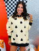 Ivory/Black Boo Sweatshirt (Reg.)