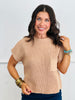 Janell Short Sleeve Knit Top (Reg.)-2 Colors