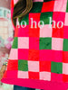 Checkered HoHoHo Sweatshirt (Reg. and Plus)